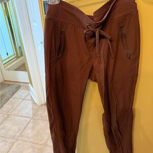 Athleta Chocolate Trekkie Joggers
